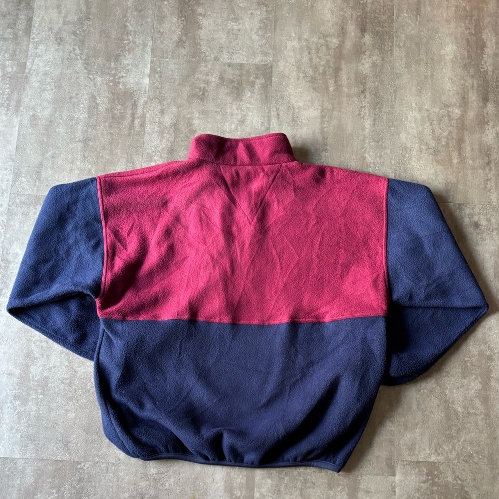 Vintage North Country Eaton Quarter Zip Fleece Sweater Mens Large - Picture 2 of 5